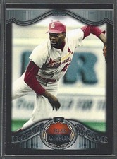2009 Topps Bob Gibson Walmart Platinum Legends Of The Game No. LLP2