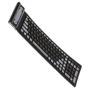 2.4G 107 Key USB Wireless Keyboard Supports PC + OS Flexible Foldable Silicone - Picture 1 of 11