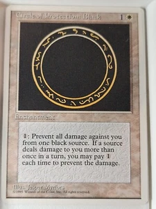 Circle of Protection: Black - 4th Edition Core Set - Magic the Gathering MTG - Picture 1 of 3