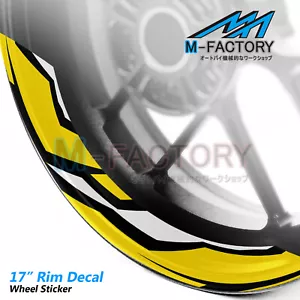 J06 Designer Inner Rim Lip Decal Sticker Tape For Honda CBR600 F2 F3 CBR600 F4 - Picture 1 of 13