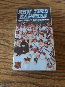 New York Rangers (VHS, 1994) Stanley Cup Champions Video Tape NHL Hockey 90s NYR - Picture 1 of 3