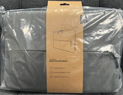 Lenovo Select 14-Inch Neoprene Sleeve GX41D07809 Gray Brand-New - Image 1 of 2
