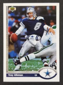 Tarjeta de fútbol americano Troy Aikman 1991 Upper Deck #152 (nuevo) - Imagen 1 de 2