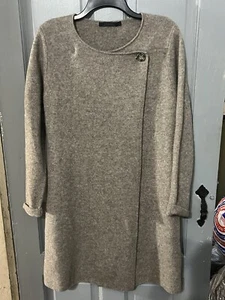 Raffi Damen Yak Wolle vorne offen Long Cardigan Pullover Jacke Gr. S Lagenlook kuschelig - Bild 1 von 10