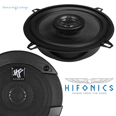 Hifonics 160 Watt Lautsprecher 13cm Auto Boxen flach 2-Wege Koax 130mm BRX52 - Bild 1 von 4