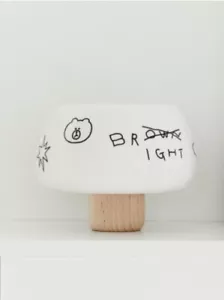 Line Friends x INAPSQUARE Ceramic LED Mushroom Lighting - Picture 1 of 7