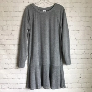 CAbi Womans Gray Flashdance Dress size Small 3459 Cozy Fleece Long Sleeve - Picture 1 of 6