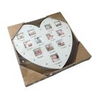 First Year Baby Keepsake Frame with Light 0-12 Month Heart Photo Frame