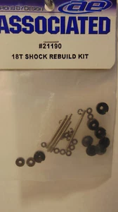 Team Associated #21190 RC18T Kit Ricostruzione Ammortizzatori (4 Ammortizzatori) Nuovo con scatola GS - Foto 1 di 1