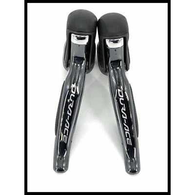 OE Dura Ace Di2 9070 STI Levers Mechanical Braking - Image 1 of 4