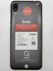 OEM Alcatel Jitterbug Lively Smart 3 5007S Back Cover Camera Lens Buttons - Picture 1 of 2