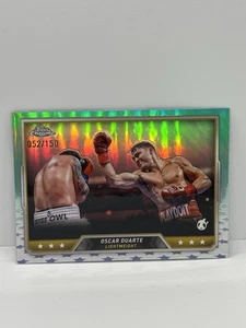 2024 Topps Chrome Boxing Oscar Duarte #62 Aqua Refractor 052/150 - Picture 1 of 2
