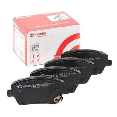 BREMBO Kit pastiglie freno per NISSAN MICRA IV NOTE  (K13K, K13KK), MICRA IV - Immagine 1 di 4