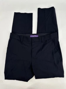 Ralph Lauren Purple Label Women’s Dress Pants Navy Blue Slim Fit Size 6 FLAW - Picture 1 of 9