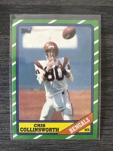 Chris Collinsworth 1986 Topps Football Karte #258 - Cincinnati Bengals Empfänger B2 - Bild 1 von 2