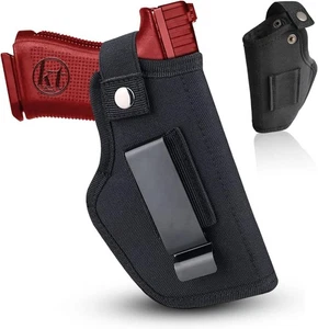 Gun Holster Conceal Carry Belt Pistols Right/Left Draw IWB/OWB Fits 9Mm Glock - Picture 1 of 13