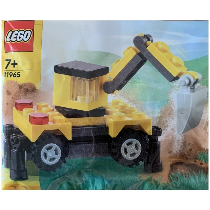 LEGO Explorer Yellow Excavator Poly Bag 11965 (SEALED) - Image 1 of 1