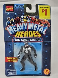 Marvel Heroes Venom Die Cast Poseable (1997) Toy Biz Mini 2,5 Zoll Figur - Bild 1 von 4