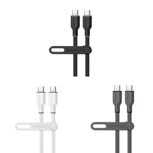 HyperGear Flexi PRO USB-C to USB-C Cable 15ft Super-Fast Charging Smartphones - Picture 1 of 18