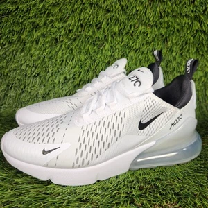 Nike Air Max 270 Men's Size 10 Running Shoes White Black AH8050-100 - Picture 1 of 12