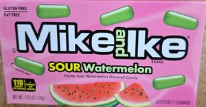 Mike and Ike Sour Watermelon Candy 4.25 oz Theatre Box (Pack of 6) - Picture 1 of 2