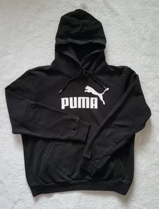 Puma Classics Logo Youth Black Hoodie Long Sleeve Kid's Size L Casual Outerwear - Picture 1 of 4
