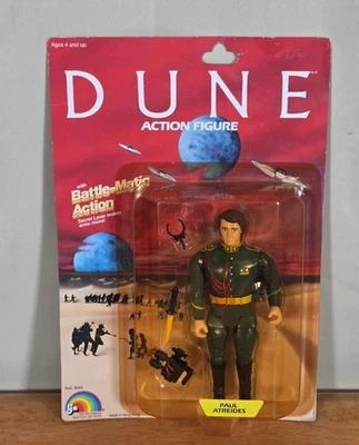 Nueva figura de acción Dune Paul Atreides sellada sin usar, en caja 1984 LJN Toys Battle-Matic Arm Foto 1 de 4
