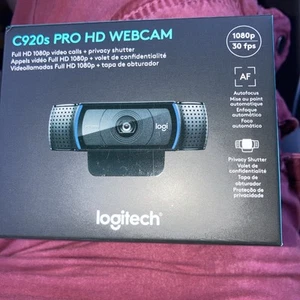 Kamera internetowa Logitech C920s Pro HD 1080p - czarna zapieczętowana. Pudełko LAST ONE!! - Zdjęcie 1 z 5