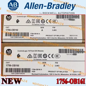 New Sealed PLC-AB 1756-OB16I SER A ControlLogix 16 Point D/O Module PLC - Picture 1 of 6