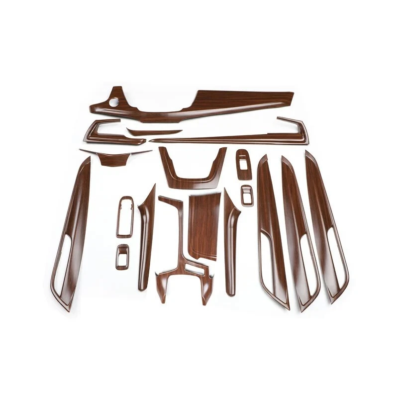 Adhesivo para molduras de engranaje central interior de coche de grano de madera ABS para Cadillac XT5 2016-2024 Foto 1 de 4