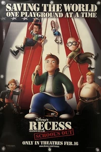 RECESS: SCHOOL'S OUT Original One Sheet Movie Poster - 2001 - DISNEY - Bild 1 von 9