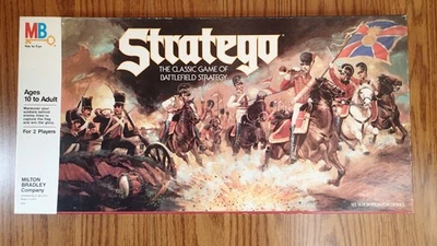 Vintage Stratego Milton Bradley 1986 Strategy War Spy - COMPLETE - Image 1 of 4