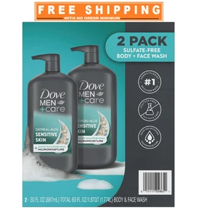 Dove Men+Care Sensitive Skin Body & Face Wash, 30 fl. oz., 2 pk. - Bild 1 von 8