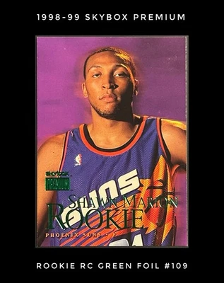 Shawn Marion 1998 Premium #109 RC lámina verde impecable corte/calidad como nuevo 💰 Foto 1 de 3