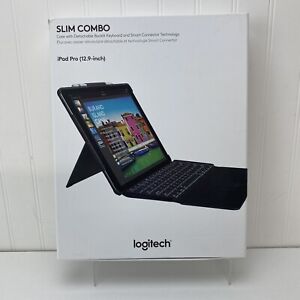 Logitech Slim Combo 920008364 Detachable Wireless Keyboard for iPad Pro 12.9”