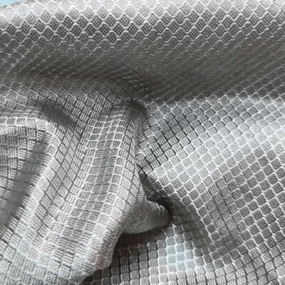 EMF EMI RFID Blocking Cloth Radiation Protection Silver Fiber Conductive Fabric - Image 1 of 4