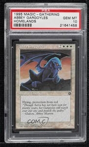1995 Magic: The Gathering - Homelands Abbey Gargoyles PSA 10 GEM MT 03x5