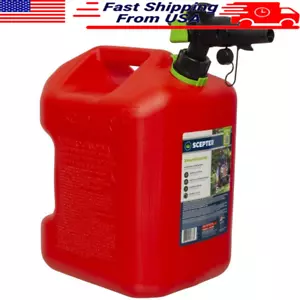5 Gallon Red Gas Can Smart Control Fuel Container FSCG572 Easy Pour Spout New - Picture 1 of 8
