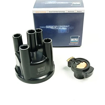 BERU VERTEILERFINGER LÄUFER + VERTEILERKAPPE VW GOLF II III IV JETTA II PASSAT - Bild 1 von 3