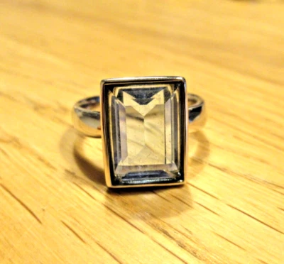 Original PIERRE LANG Design Ring Rhodiniert Wien Austria Farbsteine RG61 edel - Bild 1 von 4