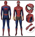 Spider-Man Superhero Adult Spandex 2-Piece Costume - Mask and Bodysuit- Cosplay