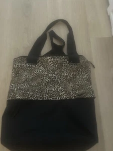 Nike Women Canvas Synthetic Sport Casual Light Tote Bag - Leopard - Picture 1 of 4