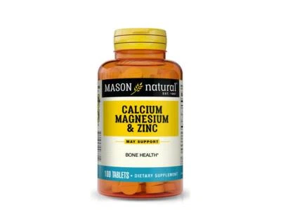 Mason Natural Calcium Magnesium & Zinc Immune System Booster 100 Tablets - Image 1 of 2