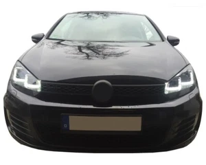 GOLF-7-OPTIK LED TAGFAHRLICHT SCHEINWERFER für VW GOLF 6 VI SCHWARZ LINKS RECHTS - Bild 1 von 7