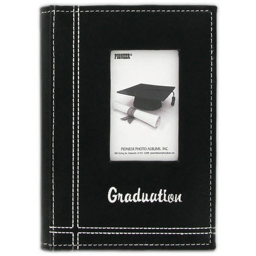 Pioneer Photo Album GRAD46 Sewn Frame Graduation Brag Album Holds 36 4x6  - Image 1 of 1