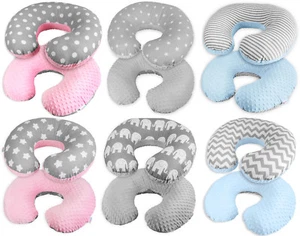 BABY FEEDING PILLOW DIMPLE NURSING BREASTFEEDING PREGNANCY PILLOW + COVER - Picture 1 of 20