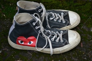 unisex converse x play comme des garçons chuck 70 high top