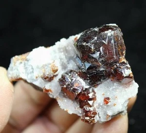 Cristal de Esfalerita Gema 56g 50mm con Cuarzo Drusy de China CM522181 - Imagen 1 de 1
