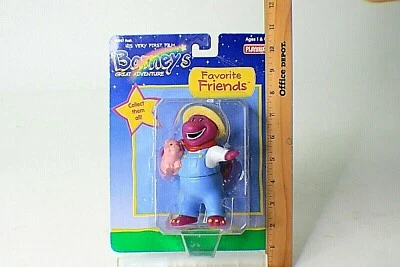 NUEVO DE COLECCIÓN 1997 Barney Dinosaurio Playskool Favorito Amigos Gran Película de Aventura  Foto 1 de 4