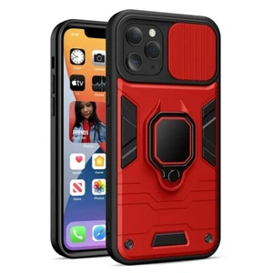 Coque Etui Housse Anti-choc Aimant Magnétique Case pour iPhone 13 Pro Max Rouge - Photo 1 sur 5